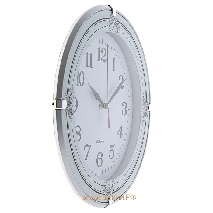 Часы настенные "Жаннетт", d-30 см, дискретный ход