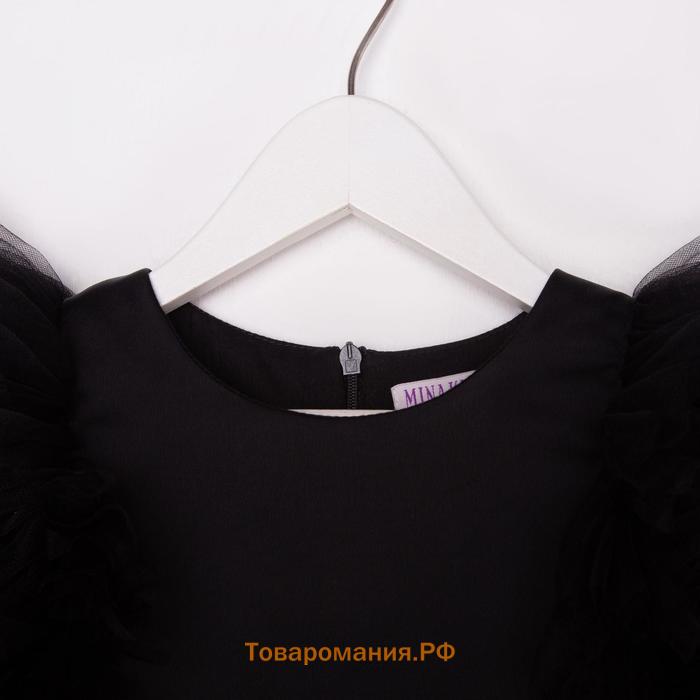 Платье нарядное детское MINAKU: PartyDress цвет черный, рост 158