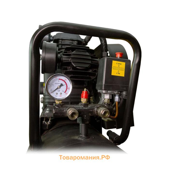 Компрессор маслянный ременной FoxWeld AEROMAX 480/100, 230 В, 2.2 кВт, 480 л/мин, 8 бар