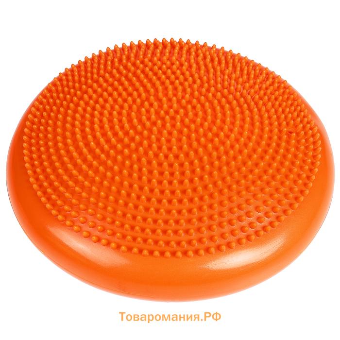 Подушка балансировочная ONLYTOP, массажная, d=35 см, цвета МИКС