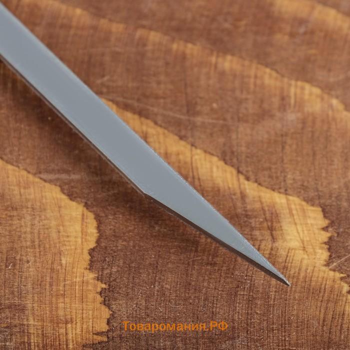 Шампур-шпажка узбекская, рабочая длина - 25 см, ширина - 8 мм, толщина - 2 мм