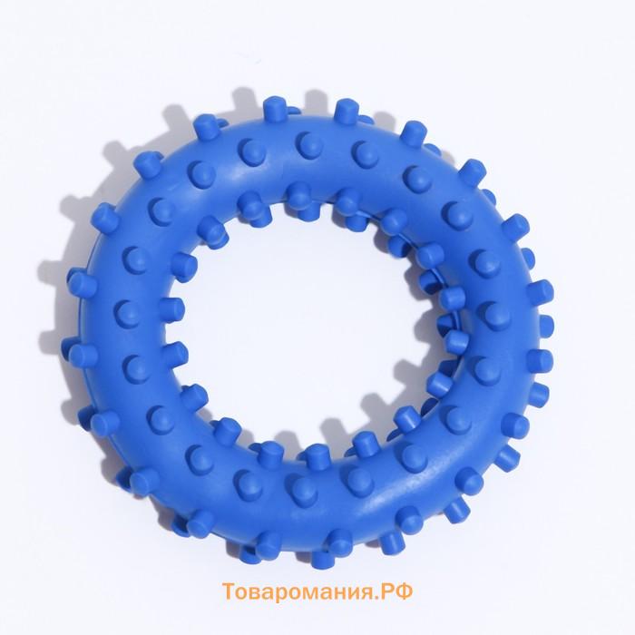 Игрушка "Кольцо с шипами №2", 6,8 см, синяя