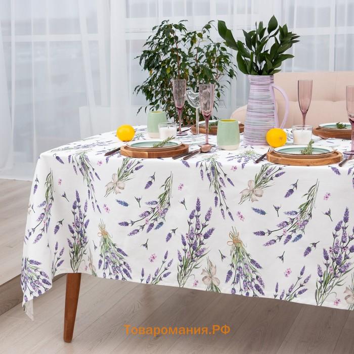 Скатерть "" Lavender 149х220см, 100% хлопок, саржа 190 г/м2