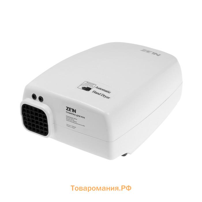 Сушилка для рук ZEIN HD227 White, 1 кВт, 170х100х260 мм, белая