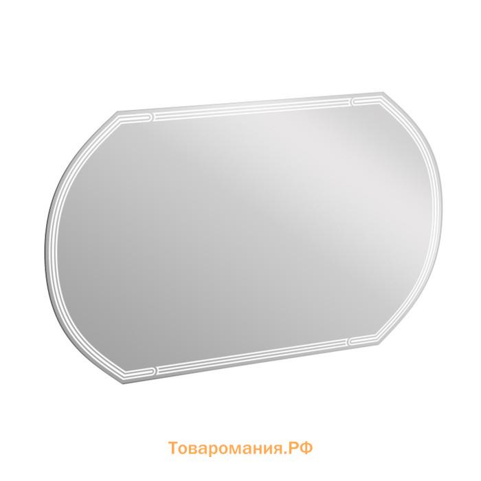 Зеркало Cersanit LED 090 Design 100x60 см, с подсветкой, с антизапотеванием, овальное