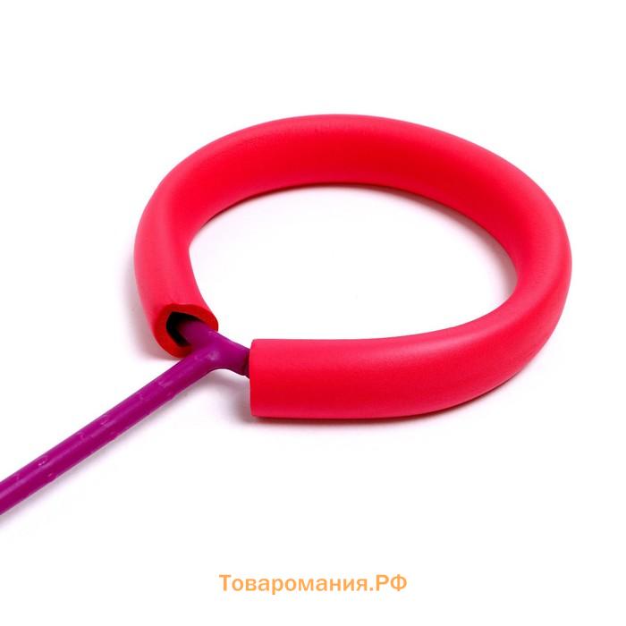 Нейроскакалка, цвет фиолетовый + розовый, световые эффекты