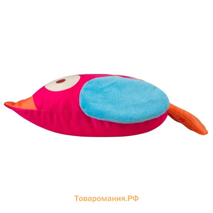 Подушка - игрушка Owl, размер 40х27 см, цвет розовый