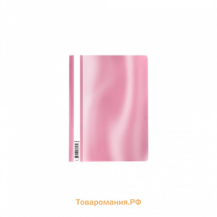 Папка-скоросшиватель А5 180 мкм ErichKrause "Glossy Candy", микс, глянцевые, прозрачный верх, до 130 листов