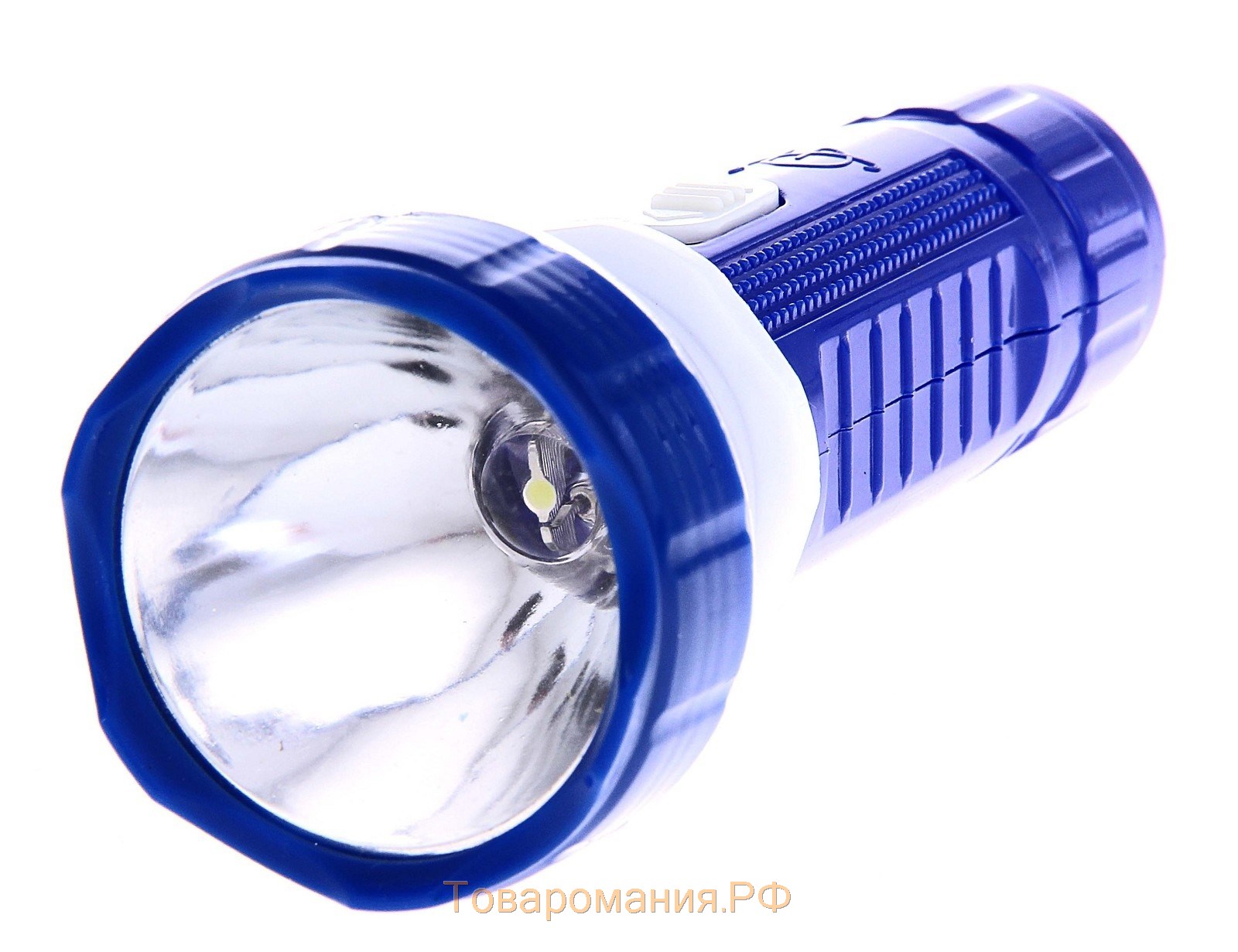 Фонарь ручной "Сумерки" 1 LED, zoom, рассеиватель прозрачный, узорный, микс, 4х11 см