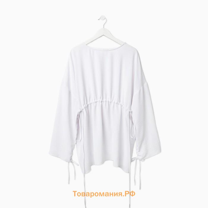 Костюм женский (туника, брюки) MINAKU: Casual Collection цвет белый, размер 46