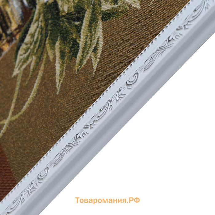 Гобеленовая картина "Букет белые ромашки" 38*70 см