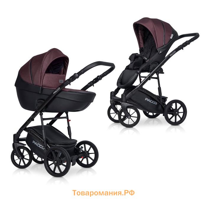 Коляска 2 в 1 Riko Pacco, цвет plum