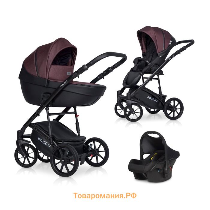 Коляска 2 в 1 Riko Pacco, цвет plum