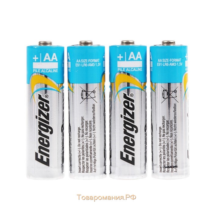 Батарейка алкалиновая Energizer Maximum, AA, LR6-4BL, 1.5В, блистер, 4 шт.