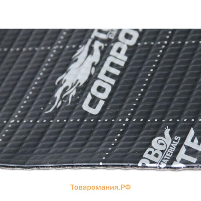Виброизоляционный материал Comfort mat Turbo Composite M3, размер 700x500x3 мм