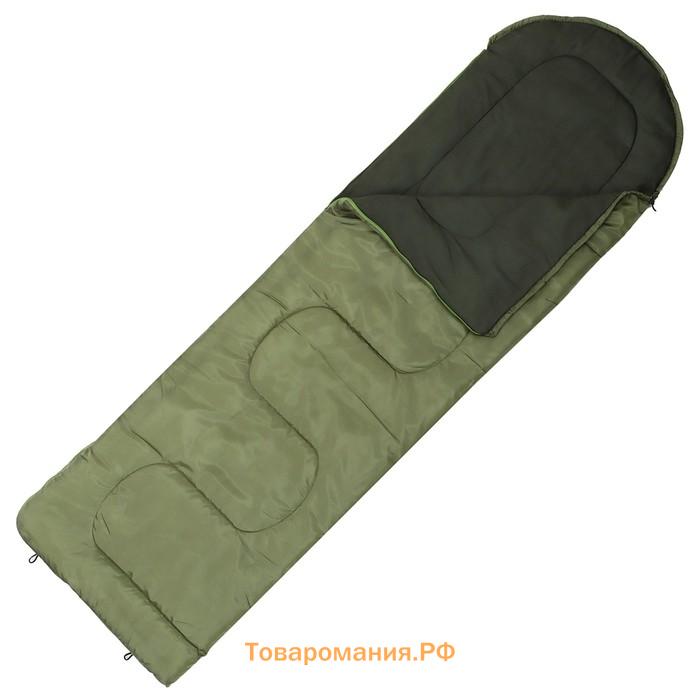 Спальный мешок СП2, 235 х 75 см, от +5 до +20 °С, цвет МИКС