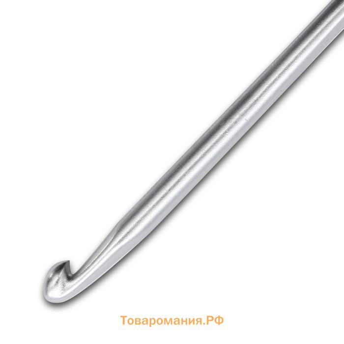 Крючок для вязания, алюминий, 4,5 мм/14 см