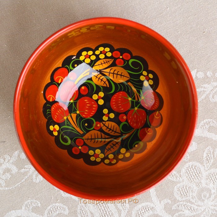 Чашка «Ягодка», большая, 16×7см, хохлома