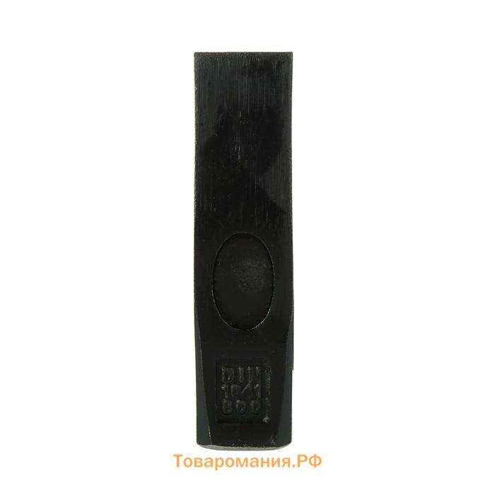 Молоток слесарный ТУНДРА, квадратный боек, фиберглассовая обрезиненная рукоятка, 800 г