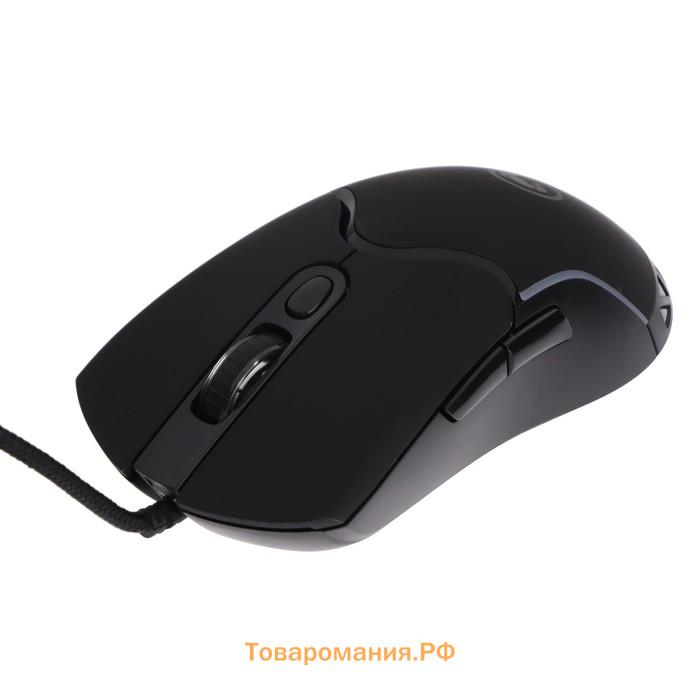 Мышь MARVO M359, игровая, проводная, подсветка, 3200 dpi, USB, чёрная