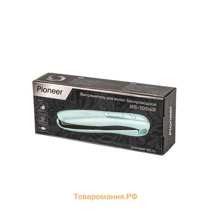 Выпрямитель Pioneer HS-1006R, беспроводной, керамика, до 200°С, бирюзовый