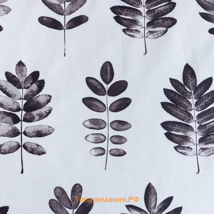 Постельное бельё "" дуэт Natural print 143х215 см - 2 шт, 220х240 см, 50х70 см -2 шт, мако-сатин