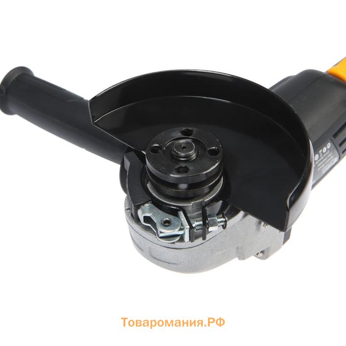 Аккумуляторная угловая шлифмашина DEKO DKAG20-125, 20 В, 2 Ач, Li-Ion, d=125х22.2 мм