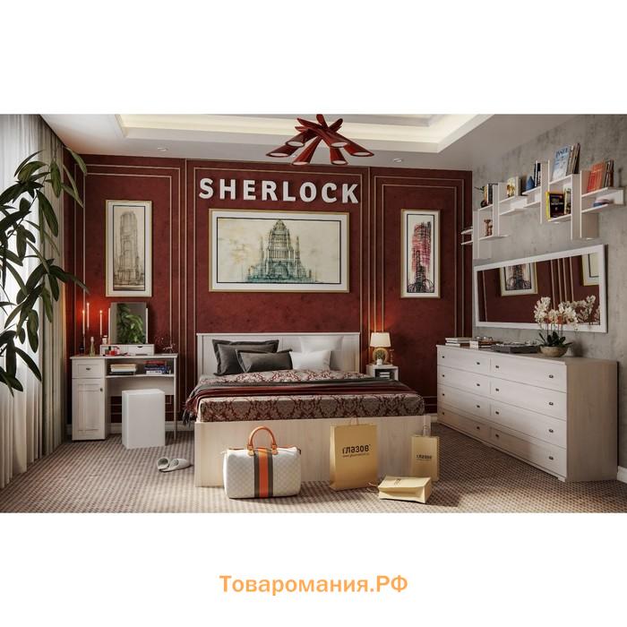 Комод Sherlock 66, 1200 × 445 × 845 мм, цвет ясень анкор светлый