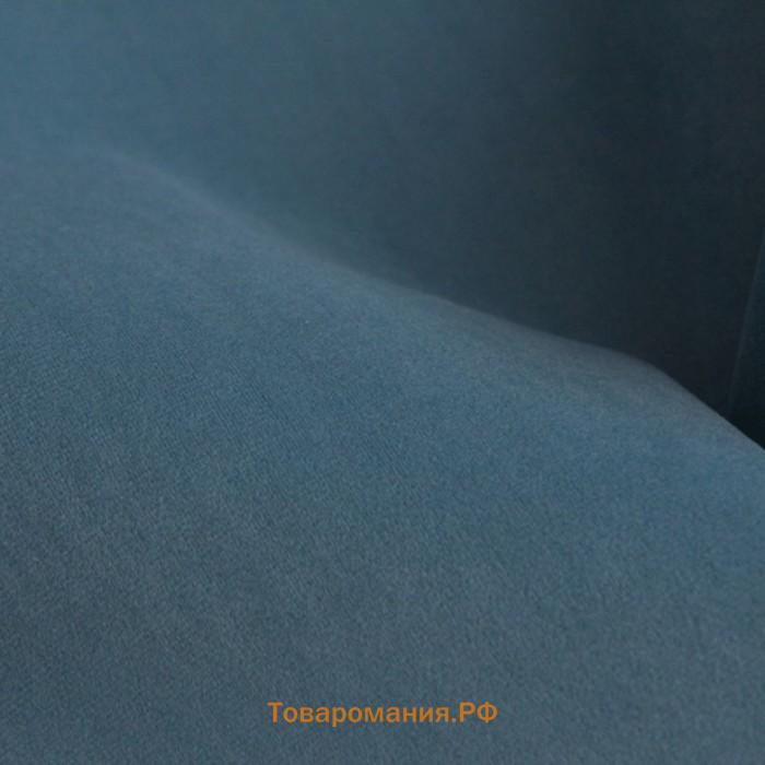 Кресло-мешок «Груша» Позитив Lovely, размер XXL, диаметр 105 см, высота 130 см, велюр, цвет синий