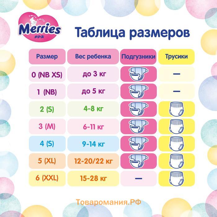 Подгузники Merries XL (12-20 кг), 44 шт.