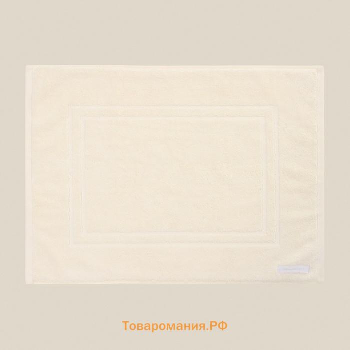 Коврик махровый SL HOME: Basic "Айвори" 50х70 см, 100% хлопок, 730 г/м2