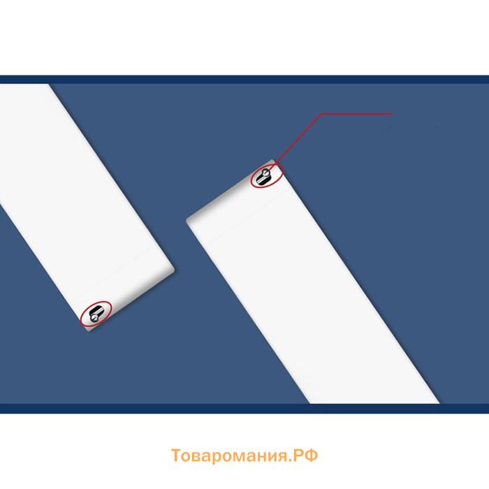 Часы наручные, d-4.2 см, водонепроницаемые, ремешок силикон, белые