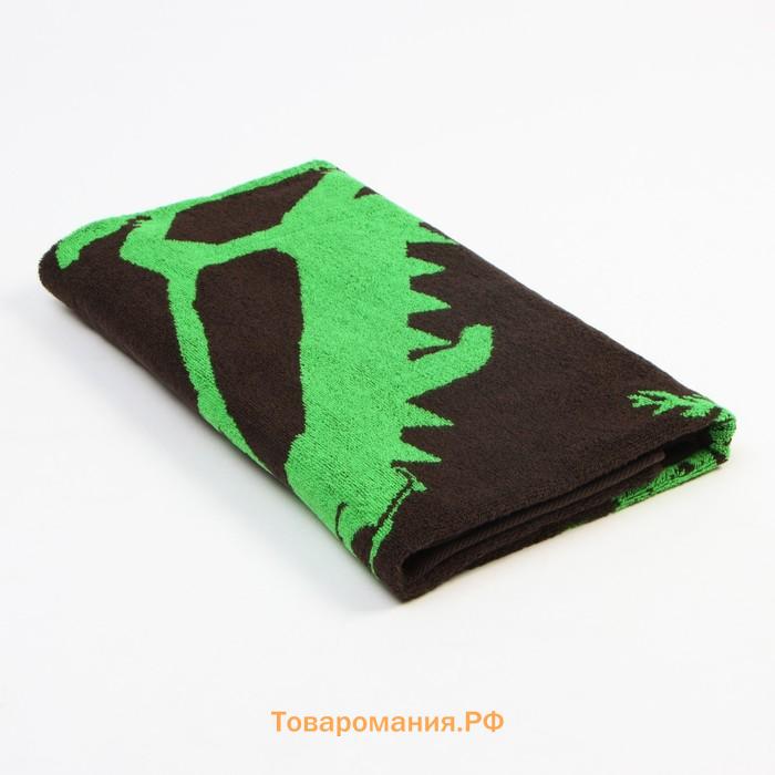 Полотенце махровое  Cool crocodile, 50х90 см, 100% хлопок, 420 г/м2