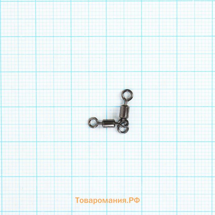 Вертлюг Волжанка Rolling B-Combination Swivel 110 № 6x7, тест 19 кг, 10 шт