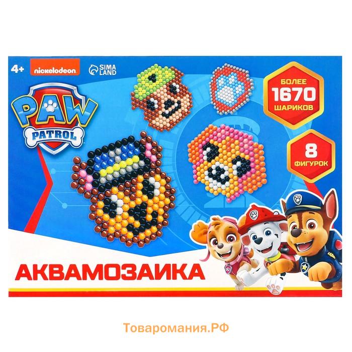 Аквамозаика PAW Patrol, большой набор, 8 фигурок