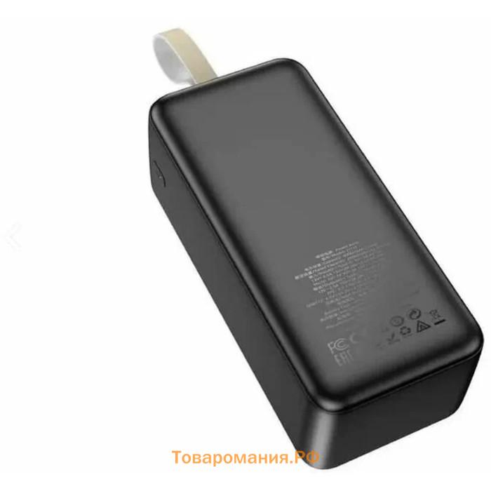 Внешний аккумулятор Hoco J111C, 40000 мАч, 2 USB, 1 Type-C, дисплей, чёрный