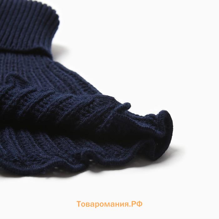 Манишка детская, цвет синий, размер М (1,5-3 года)