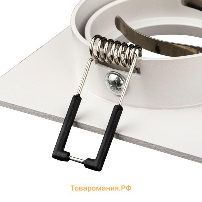 Свет-к встр-й, ARTIN, прямоуг 260×94х25мм монтаж отверст 75×230мм 3х GU5.3 Al черный