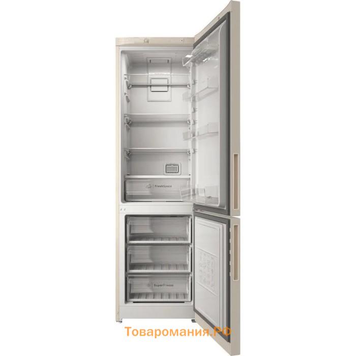 Холодильник Indesit ITR 4200 E, двухкамерный, класс А, 325 л, бежевый