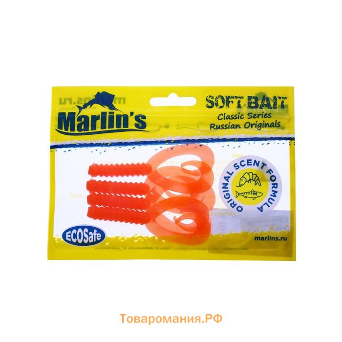 Твистер Marlin's TT, 7.8 см, 2.7 г, цвет T11, в упаковке 4 шт.