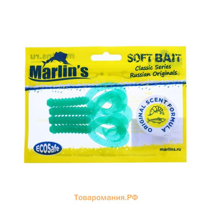 Твистер Marlin's TT, 7.8 см, 2.7 г, цвет T15, в упаковке 4 шт.