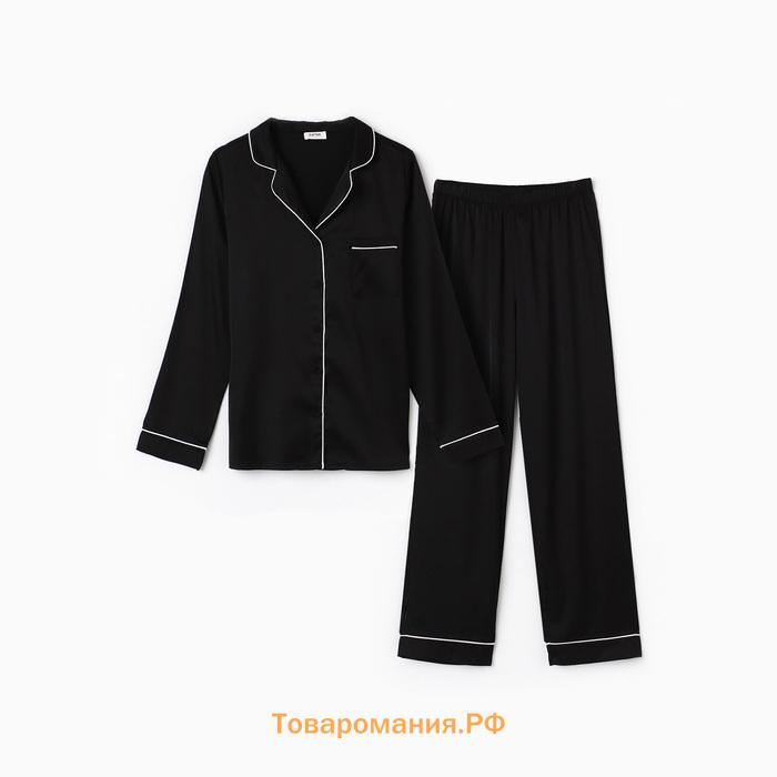 Пижама женская (рубашка и брюки) KAFTAN Black series р. 52-54