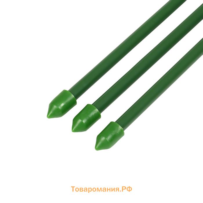 Кустодержатель, d = 18 см, h = 30 см, 2 кольца, металл, зелёный, Greengo