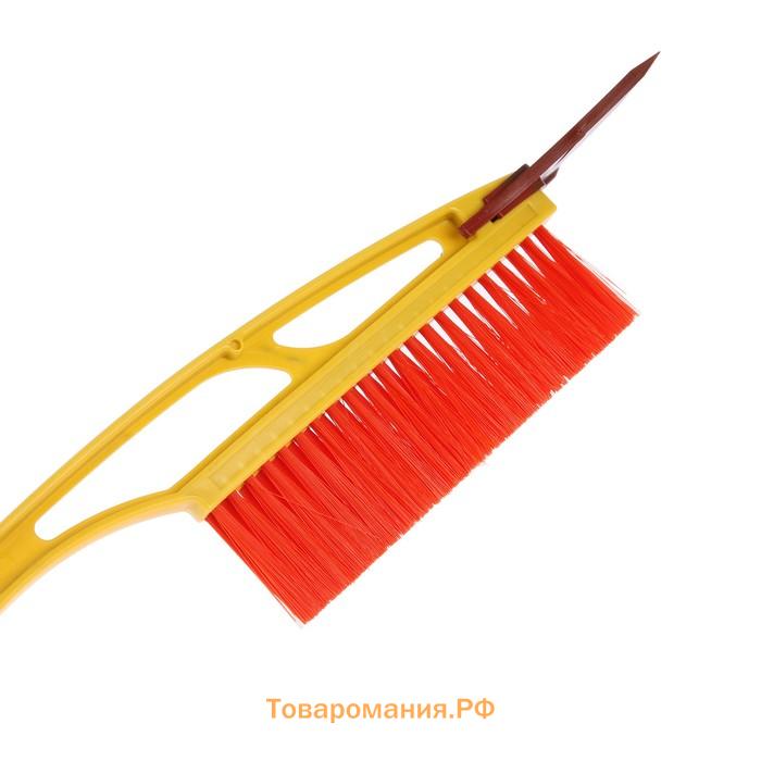 Щетка сметка, со скребком, MG-007, 50 см