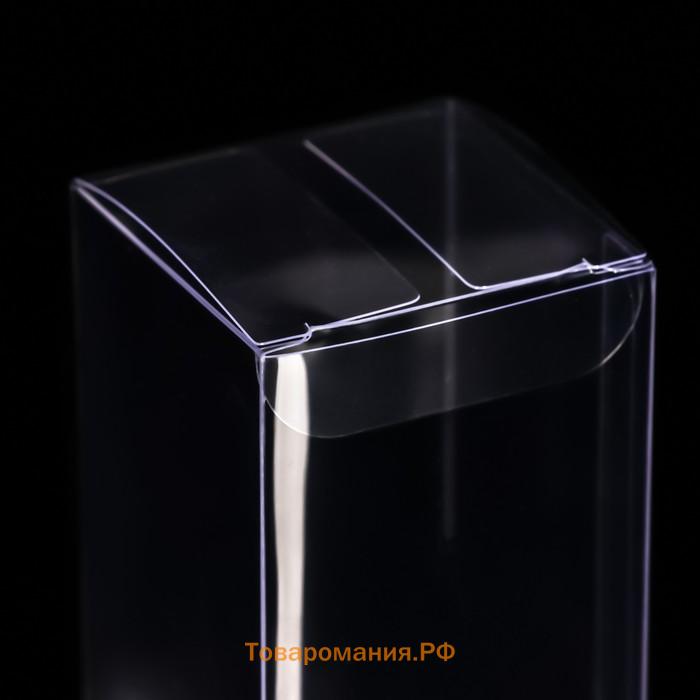 Складная коробка из PVC 5×5×10 см