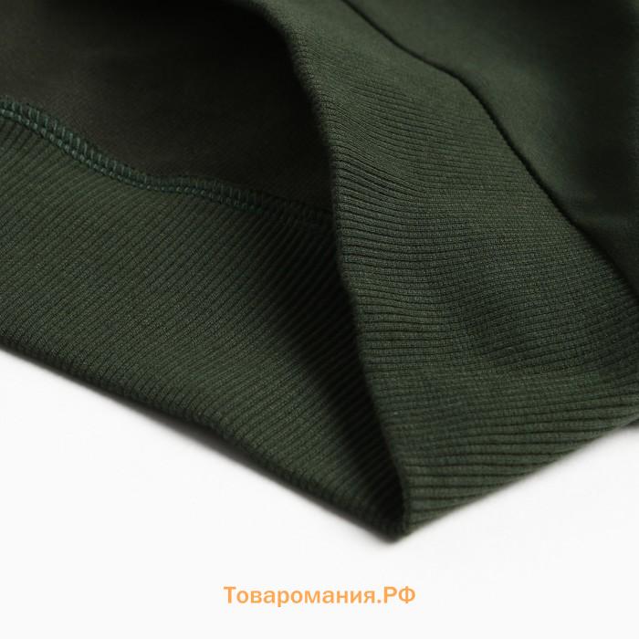 Толстовка мужская, цвет хаки, размер 54 (2XL)