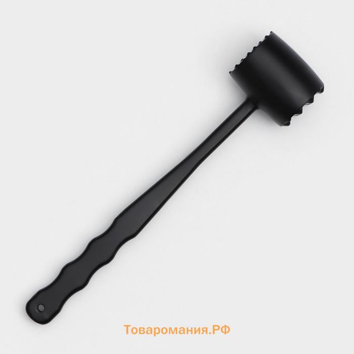 Молоток для мяса Magistro Alum black, 150 грамм, 20,5 см, цвет чёрный