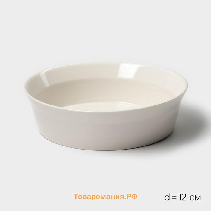 Салатники Magistro Whitewarm, 380/700/1,2 л, d=12/16/20,5 см, набор 3 шт, фарфор, белые