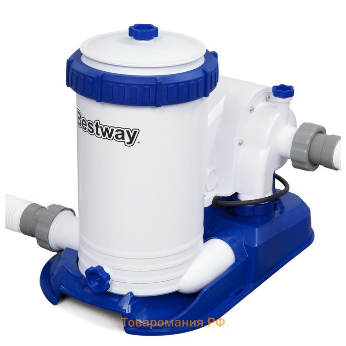 Бассейн каркасный Bestway Steel Pro Max, 610×132 см, фильтр-насос, лестница, тент, 561FМ