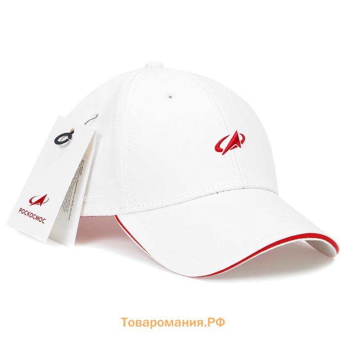 Кепка РОСКОСМОС х ONLYTOP, р. 56-58, белая